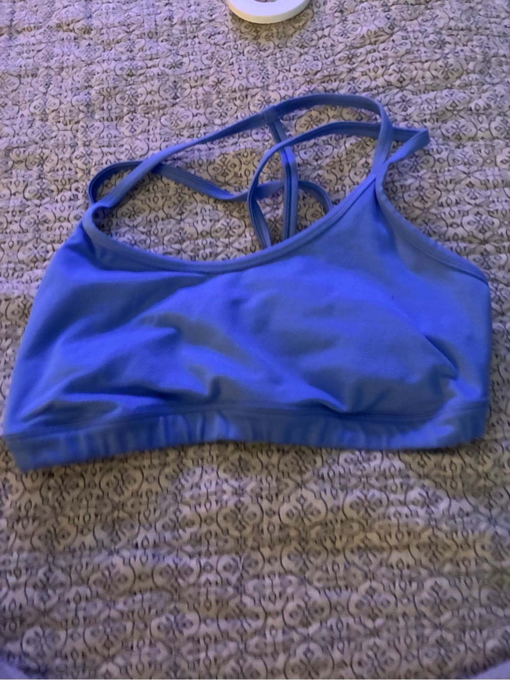 Gilly Hicks Blue racer back Bra Size Large